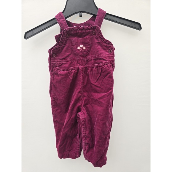 Gymboree Other - Vintage Gymboree Corduroy Overalls Size 6-12 Months Baby 1999 90s Girl Floral